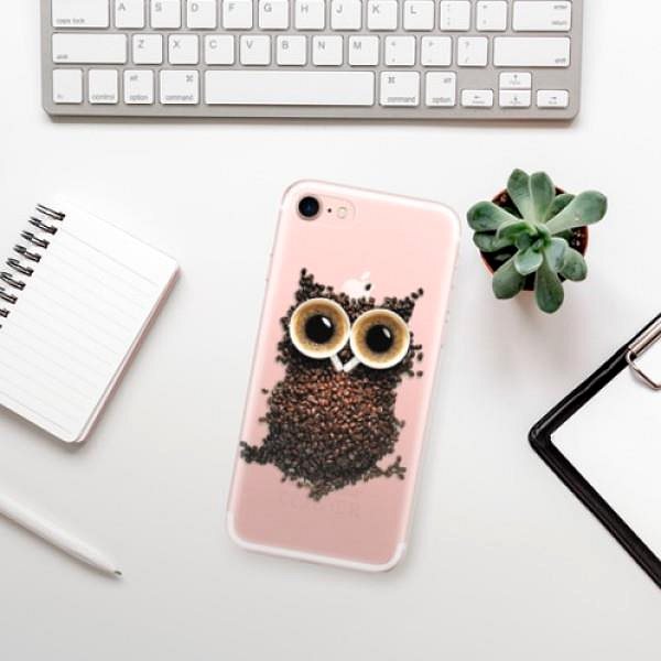 Kryt na mobil iSaprio Owl And Coffee pro iPhone 7 / 8 ...