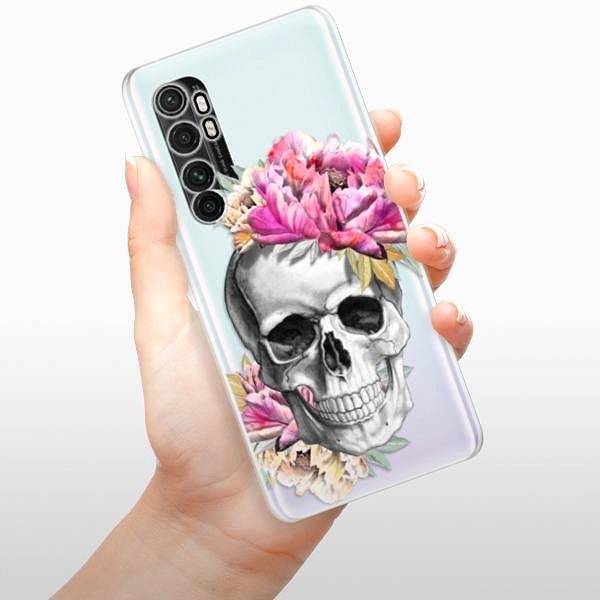 Kryt na mobil iSaprio Pretty Skull na Xiaomi Mi Note 10 Lite ...