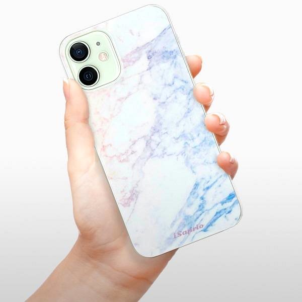Kryt na mobil iSaprio Raibow Marble 10 pro iPhone 12 ...