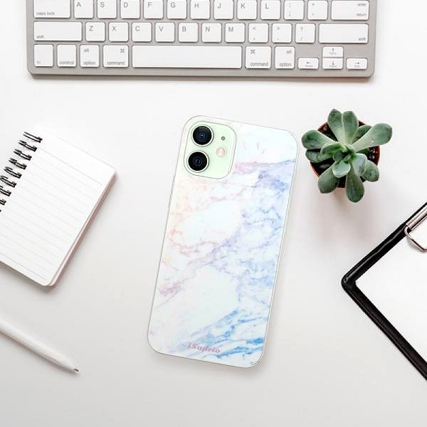 Kryt na mobil iSaprio Raibow Marble 10 pro iPhone 12 ...