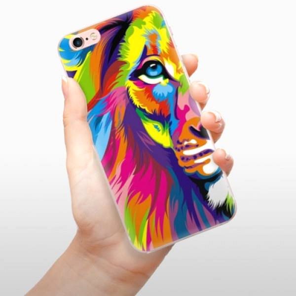 Kryt na mobil iSaprio Rainbow Lion na iPhone 6 Plus ...