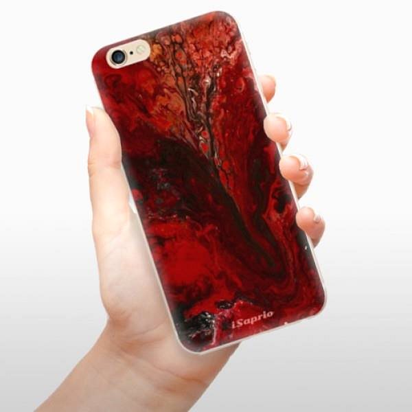 Kryt na mobil iSaprio RedMarble 17 pre iPhone 6/ 6S ...
