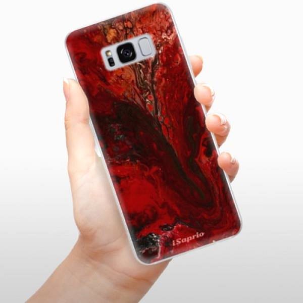 Kryt na mobil iSaprio RedMarble 17 na Samsung Galaxy S8 ...