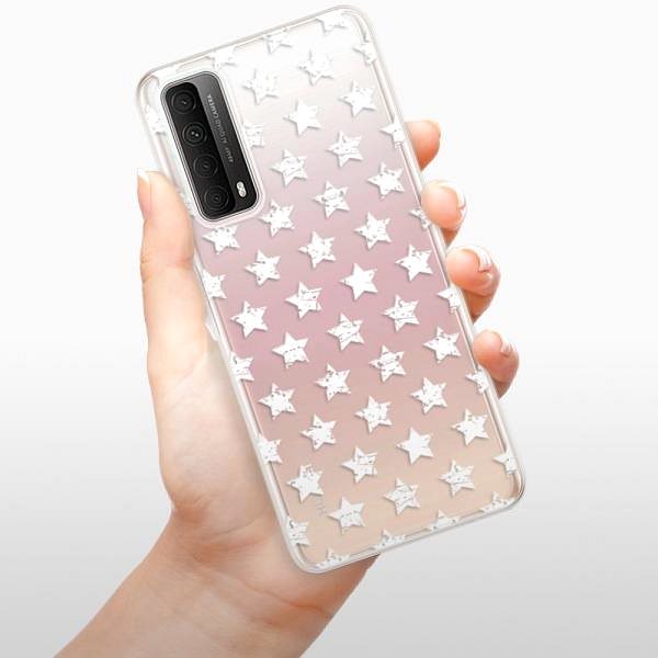 Kryt na mobil iSaprio Stars Pattern - white na Huawei P Smart 2021 ...