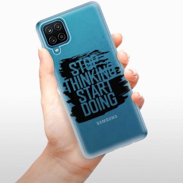 Kryt na mobil iSaprio Start Doing - black na Samsung Galaxy A12 ...
