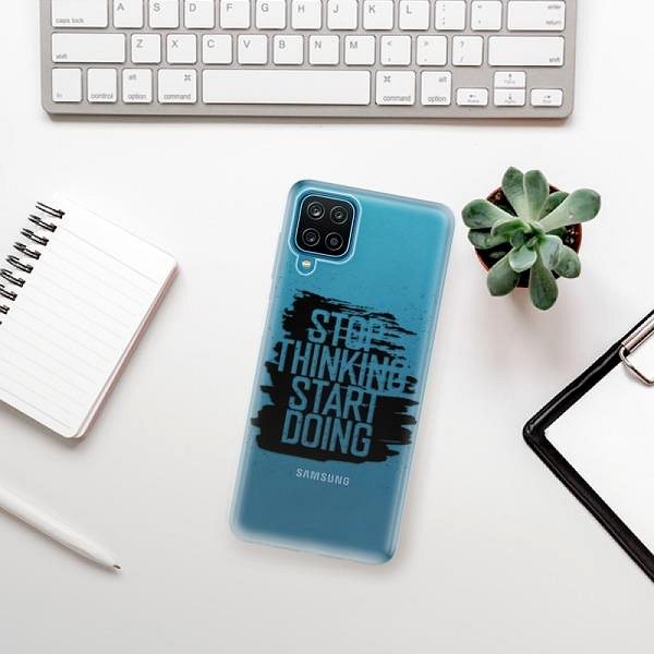 Kryt na mobil iSaprio Start Doing - black na Samsung Galaxy A12 ...