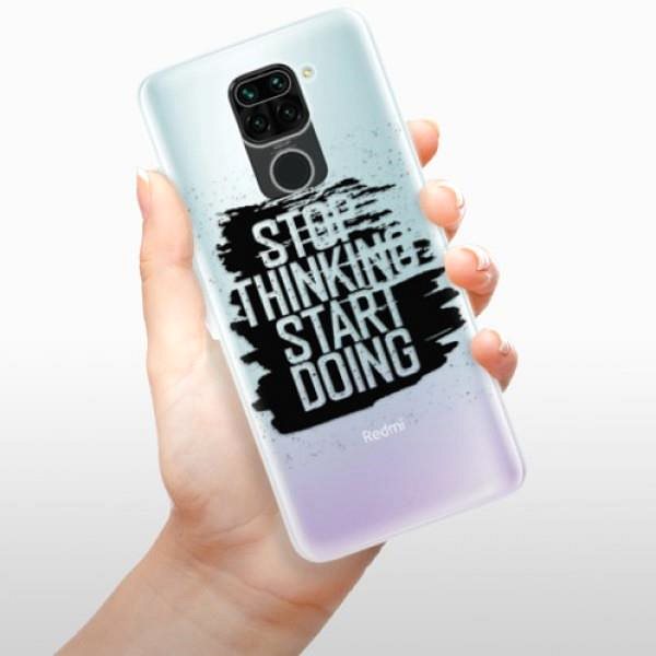 Kryt na mobil iSaprio Start Doing - black na Xiaomi Redmi Note 9 ...