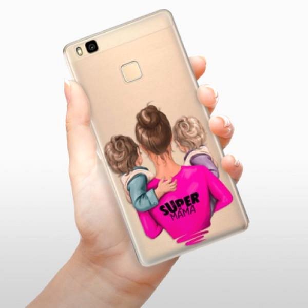 Kryt na mobil iSaprio Super Mama – Two Boys pre Huawei P9 Lite ...