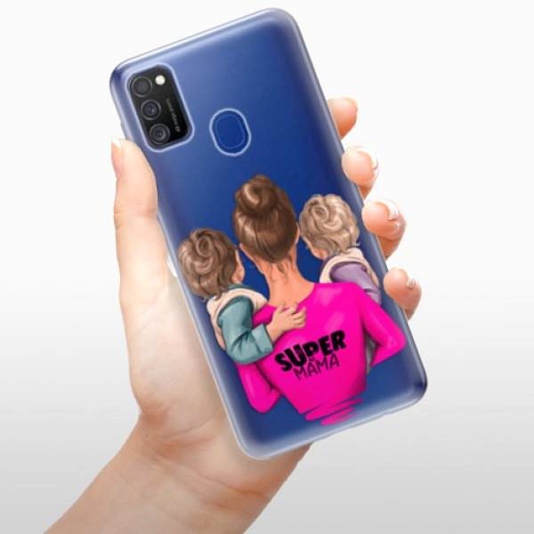 Kryt na mobil iSaprio Super Mama - Two Boys pro Samsung Galaxy M21 ...