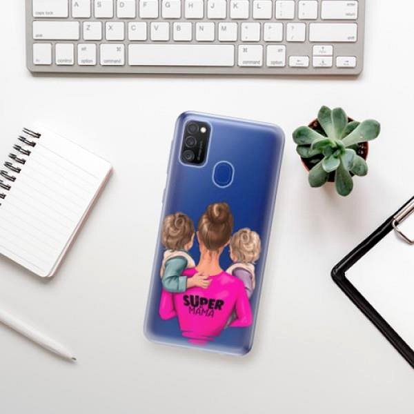 Kryt na mobil iSaprio Super Mama - Two Boys pro Samsung Galaxy M21 ...