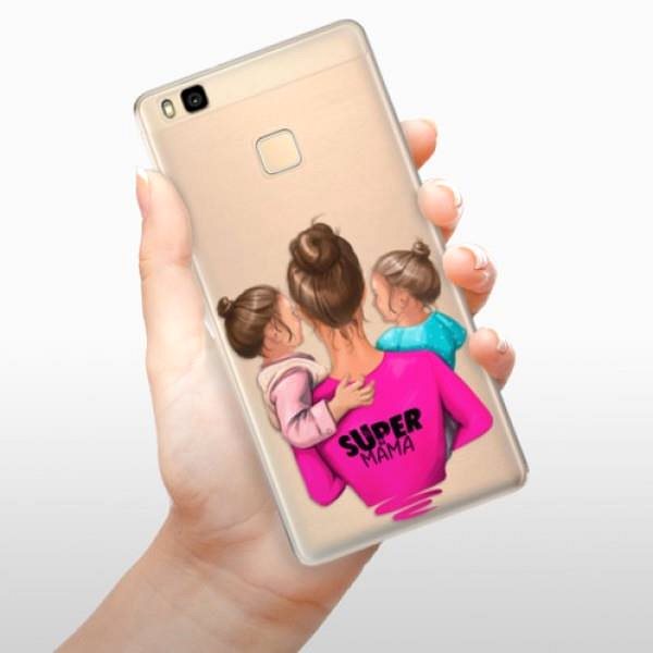 Kryt na mobil iSaprio Super Mama – Two Girls pre Huawei P9 Lite ...