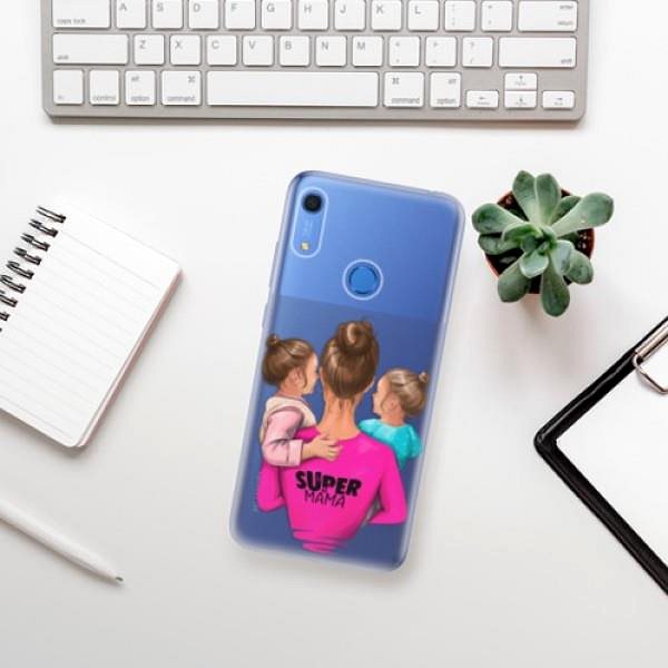 Kryt na mobil iSaprio Super Mama – Two Girls na Huawei Y6s ...