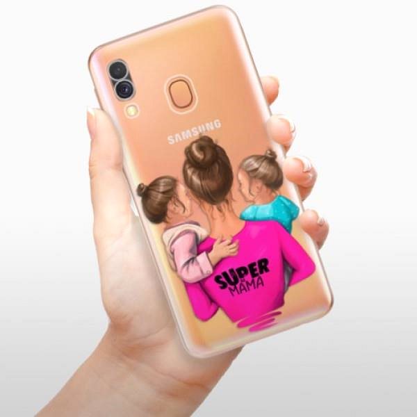 Kryt na mobil iSaprio Super Mama - Two Girls na Samsung Galaxy A40 ...