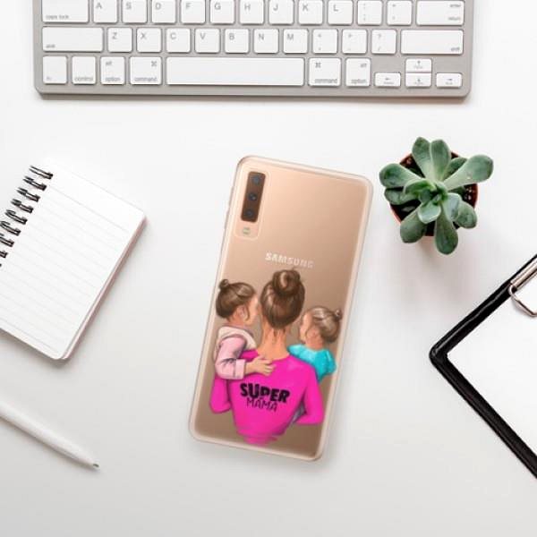 Kryt na mobil iSaprio Super Mama – Two Girls pre Samsung Galaxy A7 (2018) ...