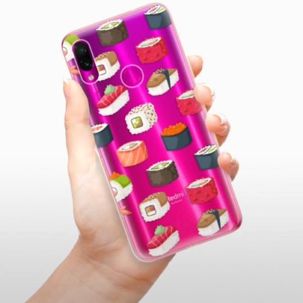 Kryt na mobil iSaprio Sushi Pattern na Xiaomi Redmi Note 7 ...