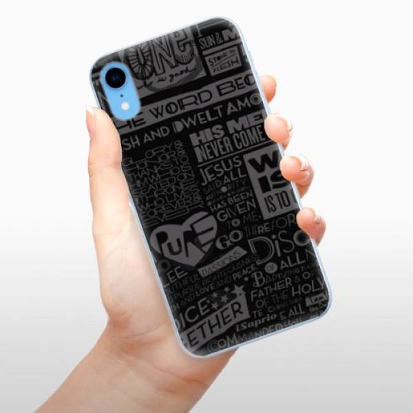 Kryt na mobil iSaprio Text 01 pre iPhone Xr ...