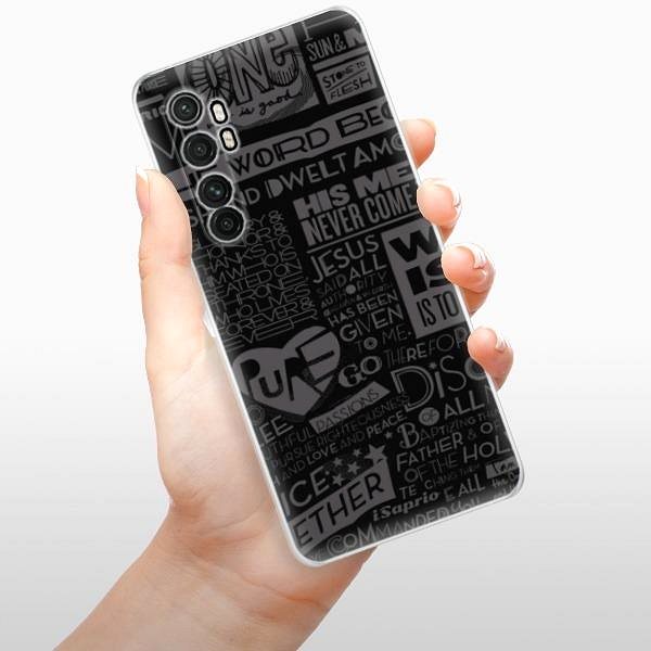 Kryt na mobil iSaprio Text 01 pre Xiaomi Mi Note 10 Lite ...