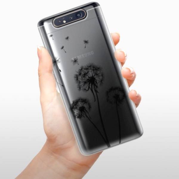 Kryt na mobil iSaprio Three Dandelions - black na Samsung Galaxy A80 ...