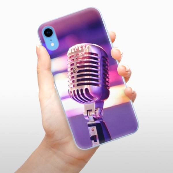 Kryt na mobil iSaprio Vintage Microphone pre iPhone Xr ...