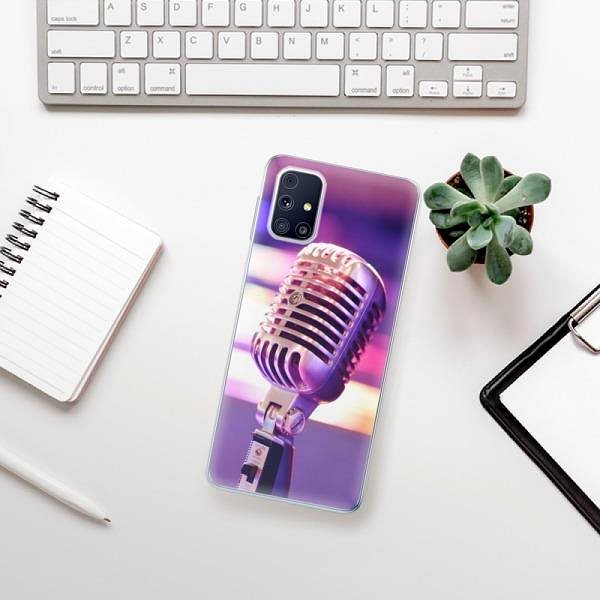 Kryt na mobil iSaprio Vintage Microphone pro Samsung Galaxy M31s ...