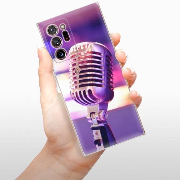 Kryt na mobil iSaprio Vintage Microphone na Samsung Galaxy Note 20 Ultra ...