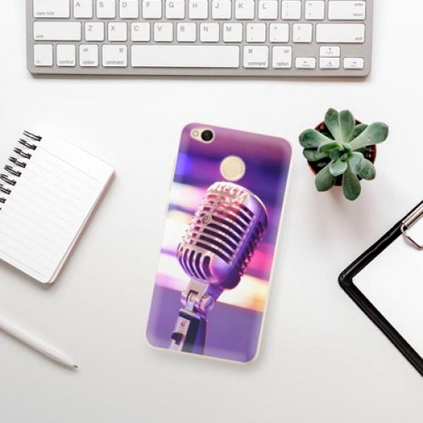 Kryt na mobil iSaprio Vintage Microphone pre Xiaomi Redmi 4X ...