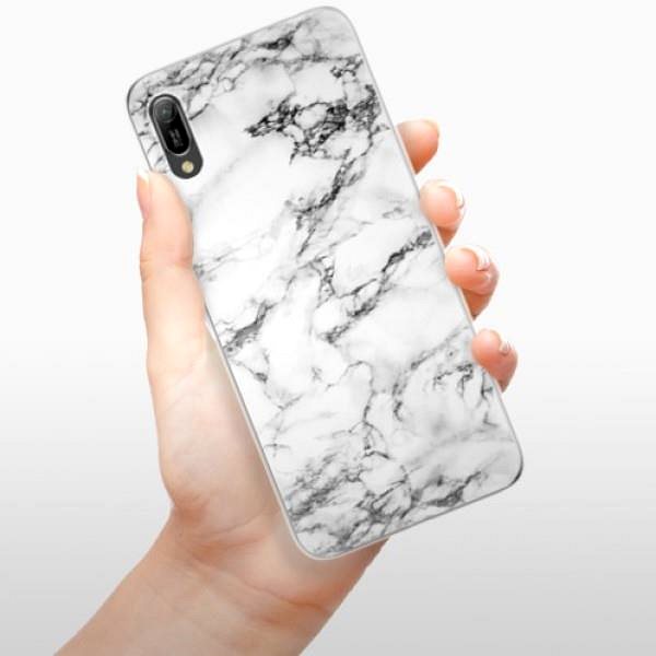Kryt na mobil iSaprio White Marble 01 pre Huawei Y6 2019 ...