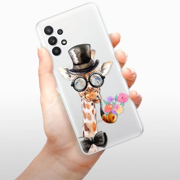 Kryt na mobil iSaprio Sir Giraffe pre Samsung Galaxy A32 LTE ...