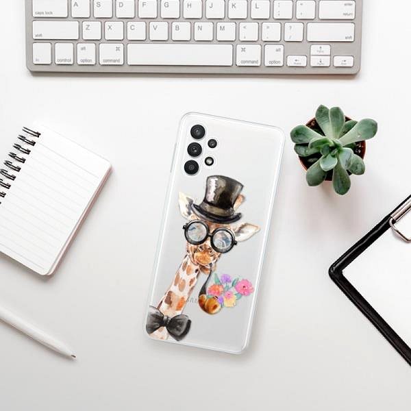 Kryt na mobil iSaprio Sir Giraffe pre Samsung Galaxy A32 LTE ...