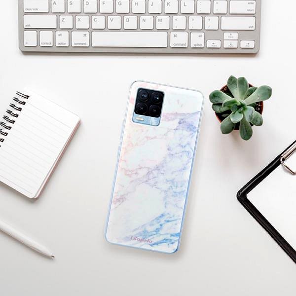 Kryt na mobil iSaprio Raibow Marble 10 pre Realme 8/8 Pro ...