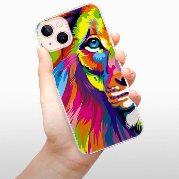 Kryt na mobil iSaprio Rainbow Lion pro iPhone 13 ...