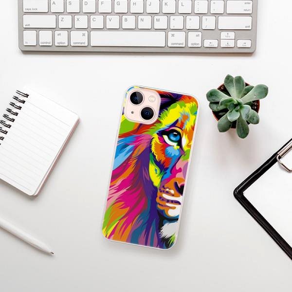 Kryt na mobil iSaprio Rainbow Lion pro iPhone 13 ...