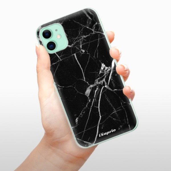 Kryt na mobil iSaprio Black Marble pre iPhone 11 ...