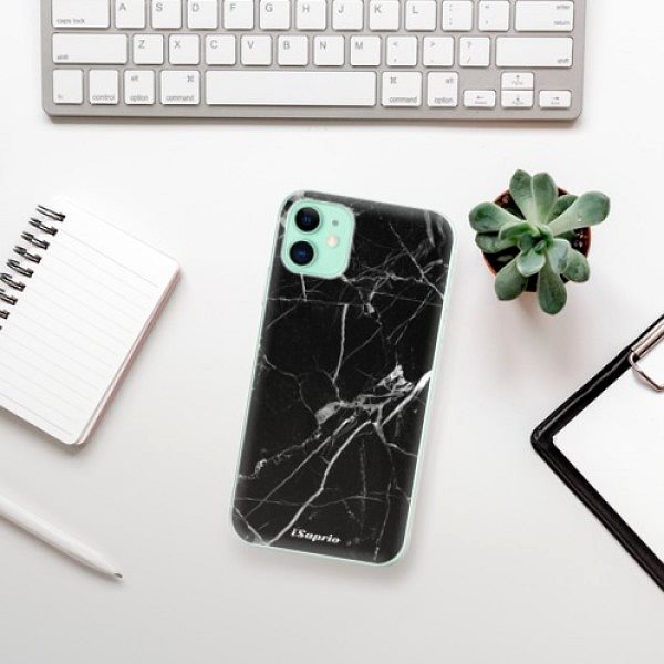 Kryt na mobil iSaprio Black Marble pre iPhone 11 ...