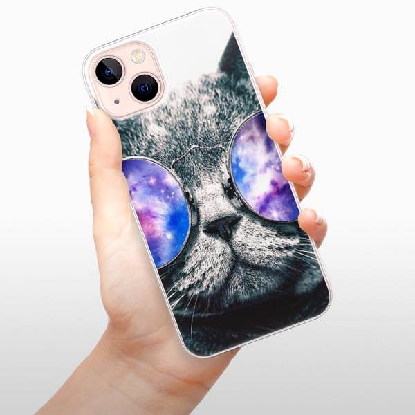 Kryt na mobil iSaprio Galaxy Cat pro iPhone 13 ...