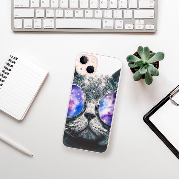 Kryt na mobil iSaprio Galaxy Cat pro iPhone 13 ...