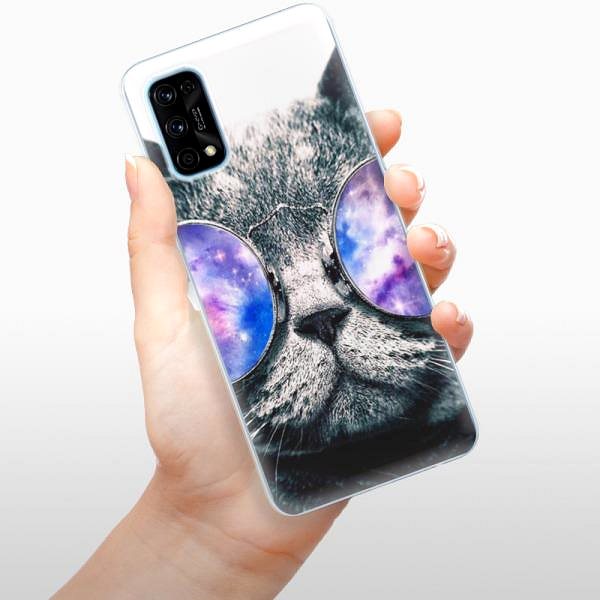 Kryt na mobil iSaprio Galaxy Cat pro Realme 7 Pro ...