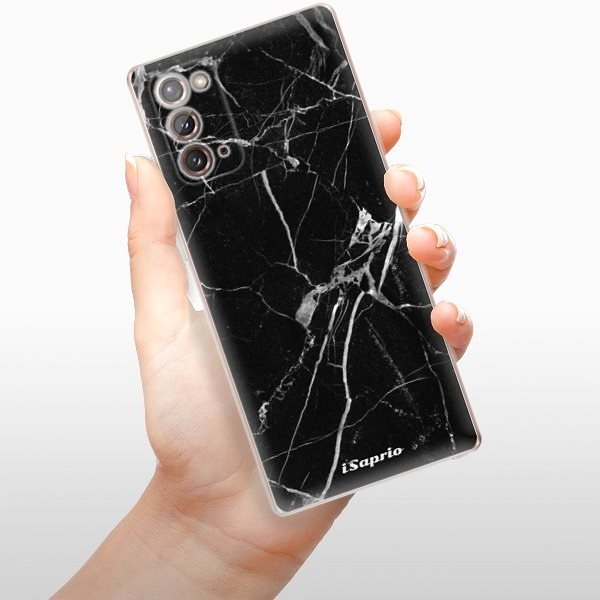 Kryt na mobil iSaprio Black Marble pre Samsung Galaxy Note 20 ...