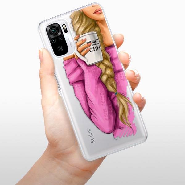 Kryt na mobil iSaprio My Coffe and Blond Girl pre Xiaomi Redmi Note 10/Note 10S ...