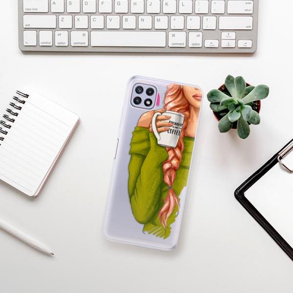 Kryt na mobil iSaprio My Coffe and Redhead Girl pre Samsung Galaxy A22 5G ...