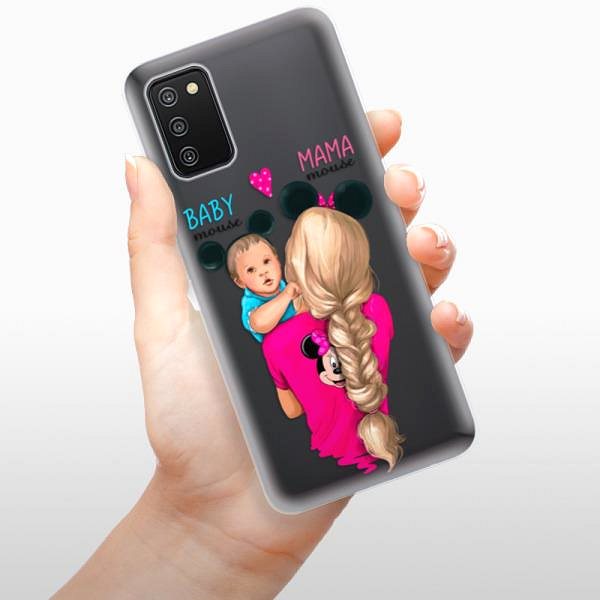 Kryt na mobil iSaprio Mama Mouse Blonde and Boy pre Samsung Galaxy A03s ...