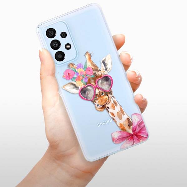 Kryt na mobil iSaprio Lady Giraffe pro Samsung Galaxy A33 5G ...