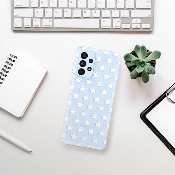 Kryt na mobil iSaprio Stars Pattern - white pro Samsung Galaxy A33 5G ...