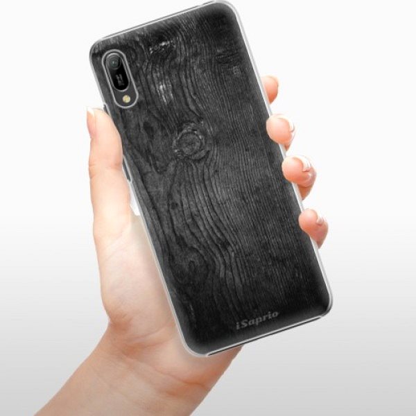 Kryt na mobil iSaprio Black Wood pre Huawei Y6 2019 ...