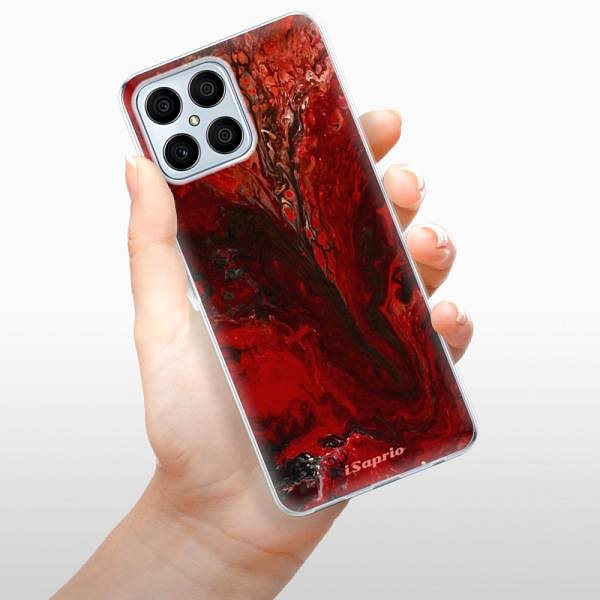 Kryt na mobil iSaprio RedMarble 17 pro Honor X8 ...