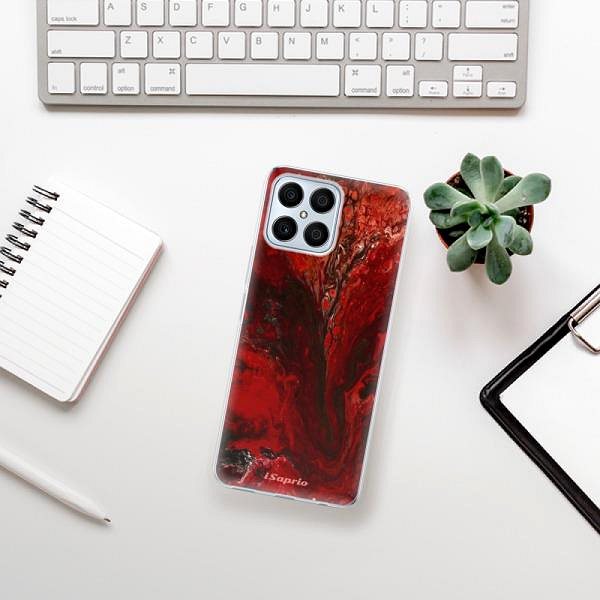 Kryt na mobil iSaprio RedMarble 17 pro Honor X8 ...
