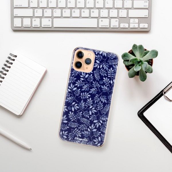 Kryt na mobil iSaprio Blue Leaves 05 pro iPhone 11 Pro ...