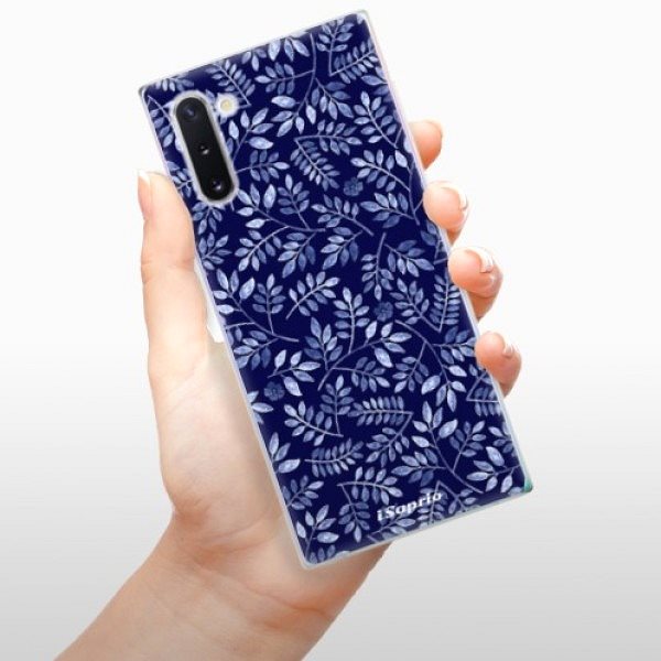 Kryt na mobil iSaprio Blue Leaves na Samsung Galaxy Note 10 ...