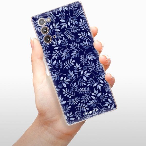 Kryt na mobil iSaprio Blue Leaves pre Samsung Galaxy Note 20 ...