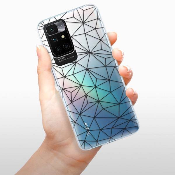 Kryt na mobil iSaprio Abstract Triangles 03 black pre Xiaomi Redmi 10 ...
